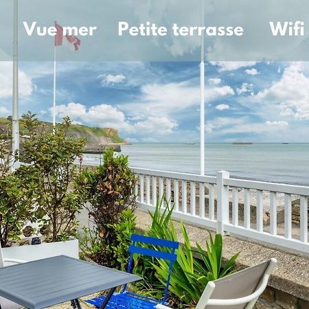 Appartement En Front De Mer Avec Terrasse Et Vue Mer Arromanches-les-Bains Kültér fotó
